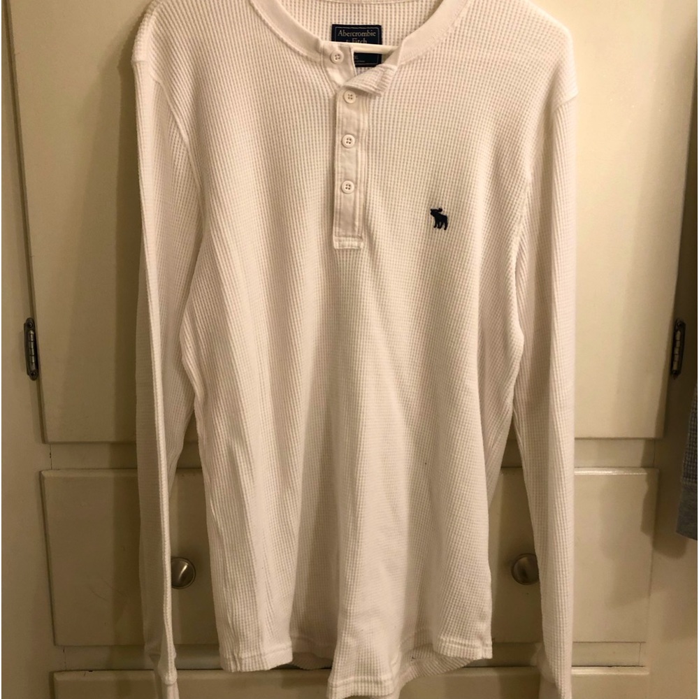Abercrombie, long sleeve, men’s knit shirt, size XL, Like new
